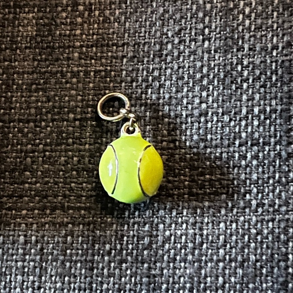 Tennis ball necklace accessory